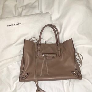 Balenciaga Mini Papier A4 Zip Around